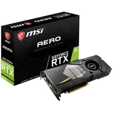 MSI GeForce RTX 2070 Aero OC grafikkort 8G