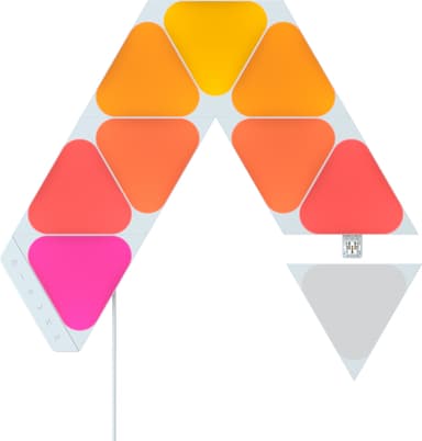 Nanoleaf Shapes Mini Triangles startersæt (9 paneler)