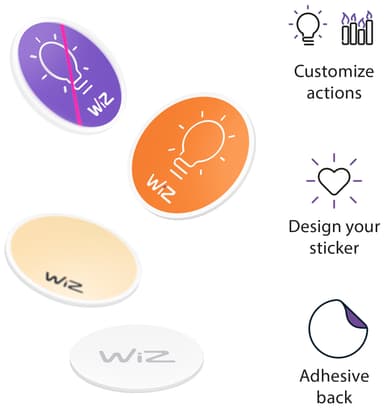 WiZ NFC tags 8720169072411 (4-pk)
