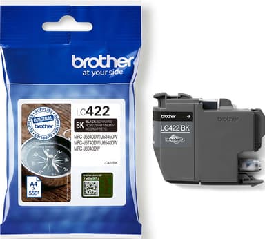 Brother LC422 blækpatron (sort)
