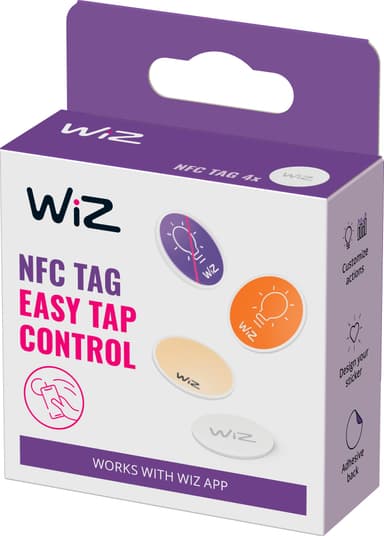 WiZ NFC tags 8720169072411 (4-pk)