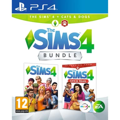 The Sims 4 plus Cats and Dogs bundle - PS4