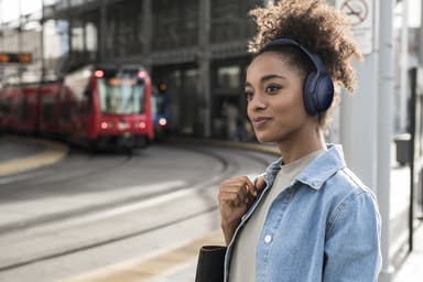 Bose QuietComfort 35 QC35 II trådløse hovedtelefoner blå