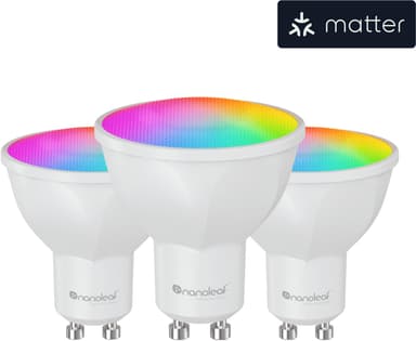 Nanoleaf Essentials Matter LED-pære GU10 (3-pak)