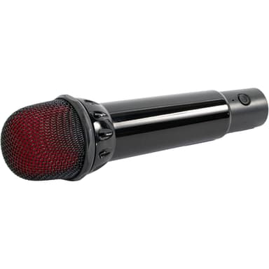 Ibiza Karaoke Anlæg m. Bluetooth og 2 Mikrofoner (Sort)