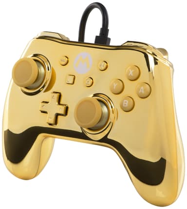 PowerA Nintendo Switch controller Gold Mario edition