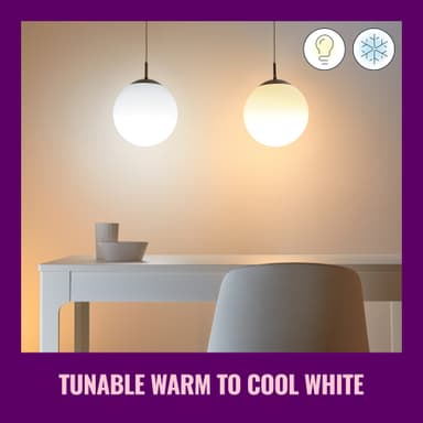 Wiz Connected Full Colour wi-fi BLE LED-pære 8,5W E27 3-pak