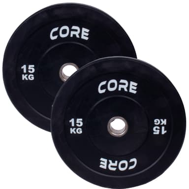 Core Sæt af 2 Bumper plates 5-25 kg - 5 kg