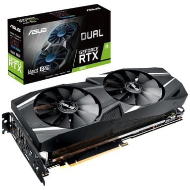 Asus GeForce RTX 2070 Dual Advanced grafikkort 8G