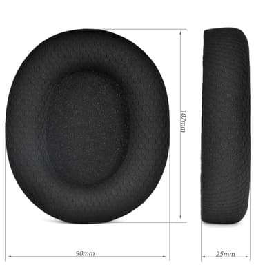 Udskiftning af ørepuder i memoryskum til Razer BlackShark V2 Pro (2023 Edition-tilstand) Sort
