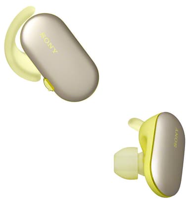 Sony WF-SP900 trådløse in-ear hovedtelefoner (gul)