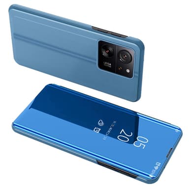 SKALO Xiaomi 13T/13T Pro Clear View Mirror Etui - Blå