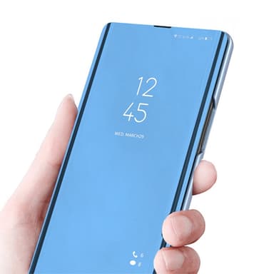 SKALO Xiaomi 13T/13T Pro Clear View Mirror Etui - Blå