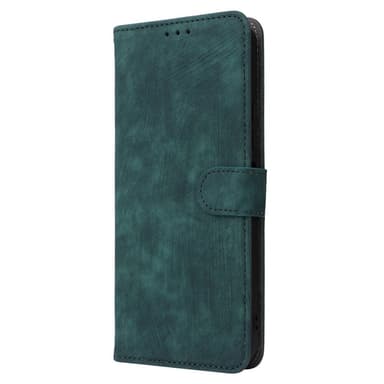 SKALO Xiaomi Redmi 12 4G/5G Flip Cover m. pung i PU-læder - Grøn