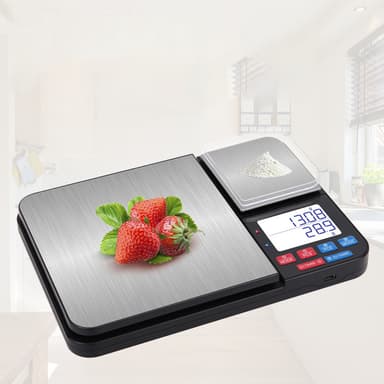 Dual platform digital vægt med to præcisions 5kg/0.1g 500g/0.01g