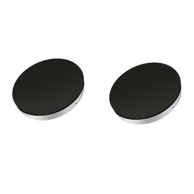 Zens Qi trådløs opladningsplade 2-pak (sort/sølv)