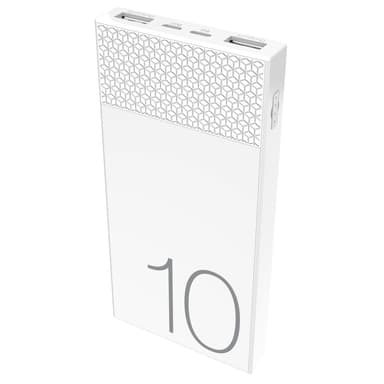 Gear 10.000 mAh Lightning powerbank (hvid)