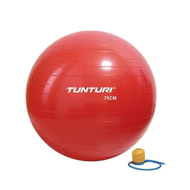 Tunturi Træningsbold 75 cm. Rød