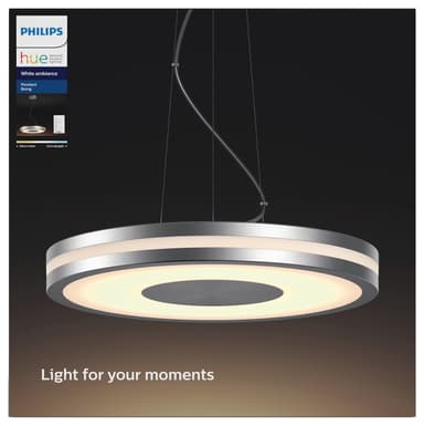 Philips Hue White ambiance Being loftslampe (aluminium)