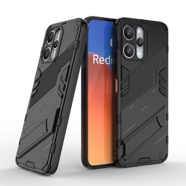 SKALO Xiaomi Redmi 12 4G/5G Hybrid BIBERCAS Cover - Sort