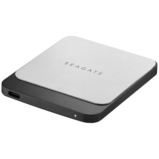 Seagate Fast transportabel SSD 500 GB (sort/sølv)