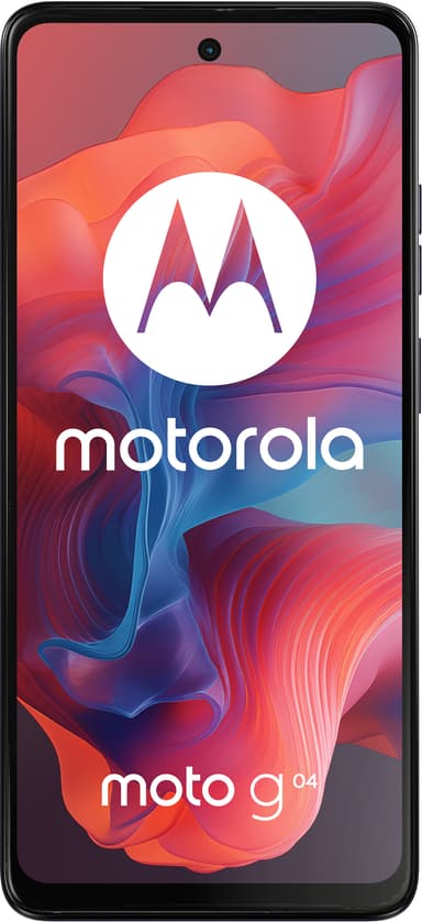 Motorola G04 smartphone 4/64GB (sort)