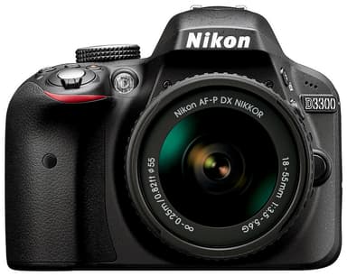 Nikon D3300 SLR kamera + 18-55mm AF-P DX objektiv