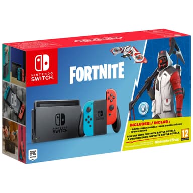 Nintendo Switch spillekonsol: Fortnite bundle |