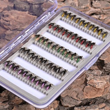 50 stk Fluefiskeri Drag Kit Bait Fisketilbehør - Flyve
