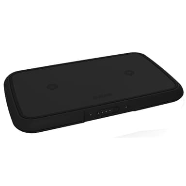 Zens Qi trådløs 9.000 mAh USB powerbank (sort)