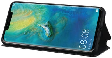 Huawei Mate 20 Pro PU cover med tegnebog (sort)