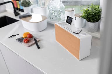 Pure Evoke Home Wood Edition digitalradio (hvid)