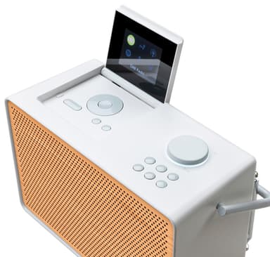 Pure Evoke Play træ-version digital radio (hvid)
