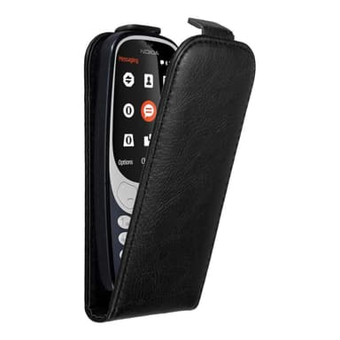 Nokia 3310 2G Pungetui Flip Cover (Sort)