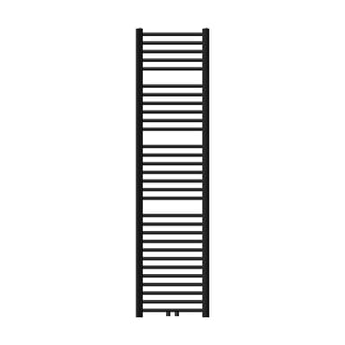 Badeværelsesradiator Sahara centraltilslutning, sort 40x180cm