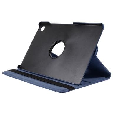 SKALO Samsung Tab A9+ 360 Litchi Flip Cover - Mørkeblå