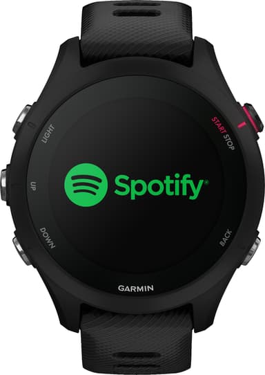 Garmin Forerunner 255S Music sportsur (sort)