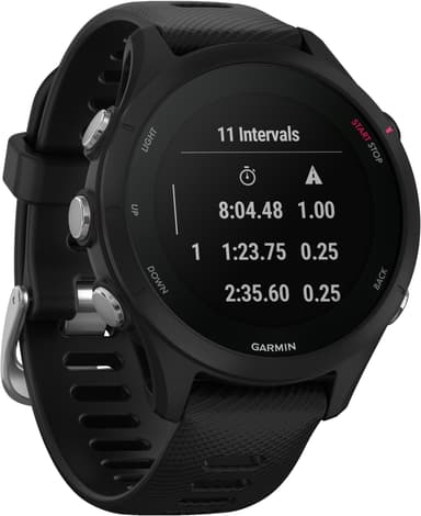 Garmin Forerunner 255S Music sportsur (sort)