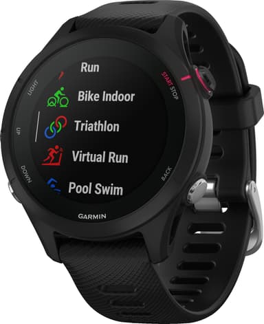 Garmin Forerunner 255S Music sportsur (sort)