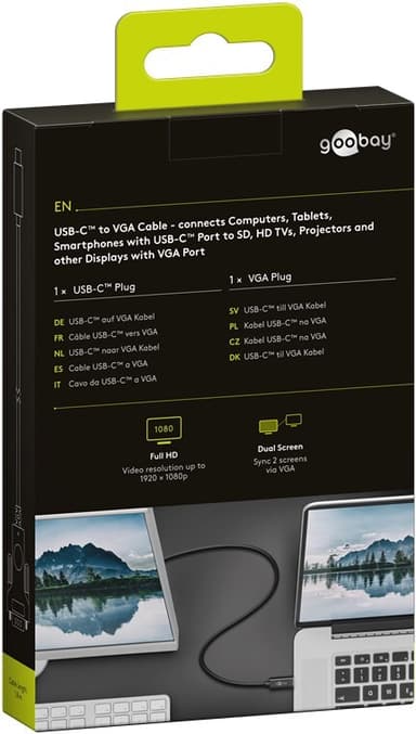 USB-C™ til VGA-adapterkabel