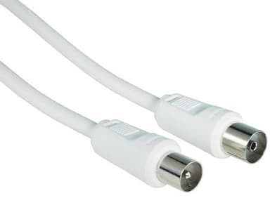 Hama antennekabel (coaxial) 75 dB (7.5 meter - hvid )