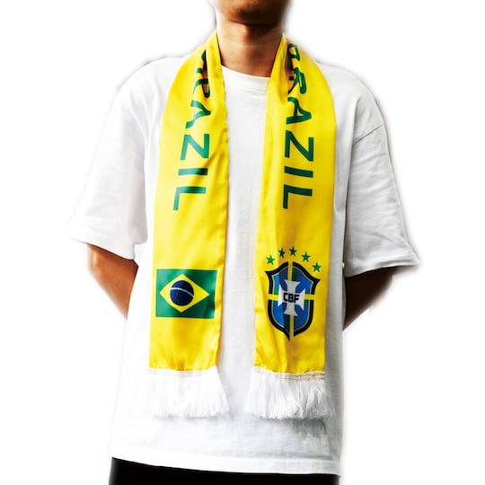 Brasiliens världscup för fanscarf Grøn