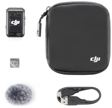 DJI Mic 2 trådløs mikrofonmodtager (sort)