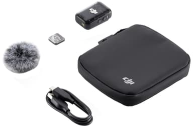 DJI Mic 2 trådløs mikrofonmodtager (sort)