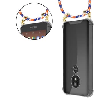 Motorola MOTO E5 / G6 PLAY Etui Cover Kæde (Blå)