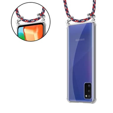 Samsung Galaxy A41 Etui Cover Kæde (Blå)