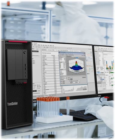 Lenovo ThinkStation P620 arbejdsstation 30E000GMMT (sort)