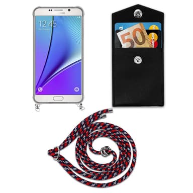 Samsung Galaxy NOTE 5 Etui Cover Kæde (Blå)