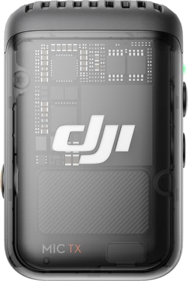 DJI Mic 2 trådløs mikrofonmodtager (sort)