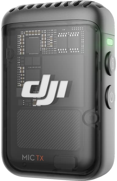 DJI Mic 2 trådløs mikrofonmodtager (sort)